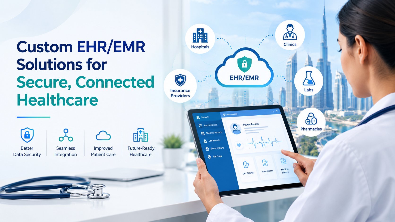 How Custom EHR/EMR Development Supports Healthcare Data Integration in the UAE