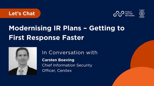 Modernising IR Plans – Getting to First Response Faster
