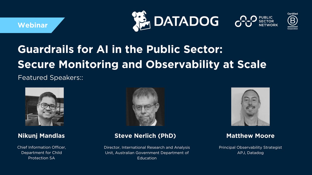 Guardrails for AI in the Public Sector: Secure Monitoring and Observability at Scale