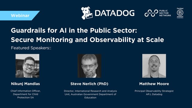 Guardrails for AI in the Public Sector: Secure Monitoring and Observability at Scale