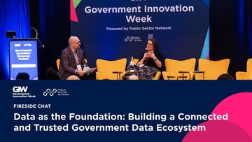 Promotional image for an insight entry called Data as the Foundation: Building a Connected and Trusted Government Data Ecosystem