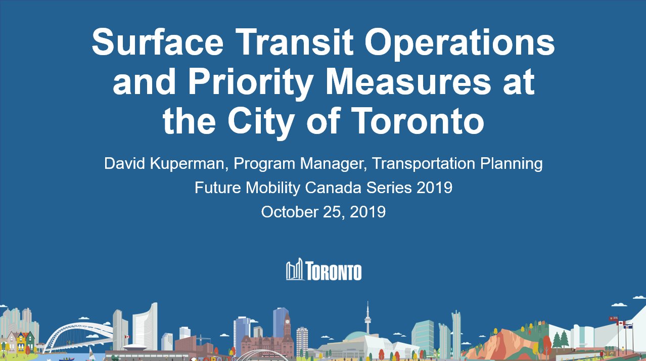 Spotlight on Surface Transit Priority Measures at City of Toronto