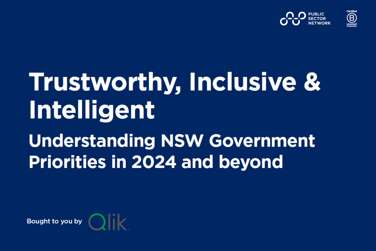 Trustworthy, Inclusive & Intelligent: Understanding NSW Government Priorities in 2024