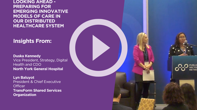 Preparing for Emerging Innovative Models of Care in our Distributed Healthcare System