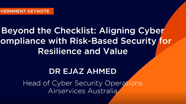 GIW QLD Cyber Security Showcase: Aligning Cyber Compliance with Risk-Based Security- Insights from Ejaz Ahmad