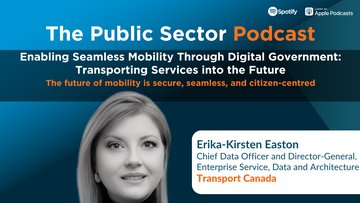 Promotional image for an insight entry called The Public Sector Podcast: Enabling Seamless Mobility Through Digital Government: Transporting Services into the Future