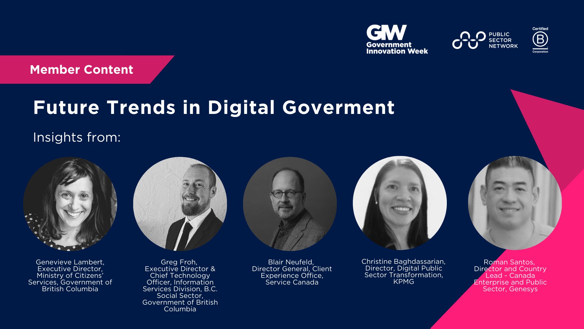 Future Trends in Digital Government BC