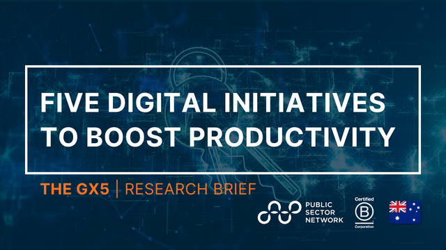 Five Digital Government Initiatives to Boost Productivity