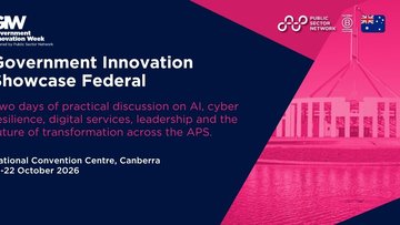 Promotional image for an insight entry called Government Innovation Week Federal 2026 Returns to Canberra