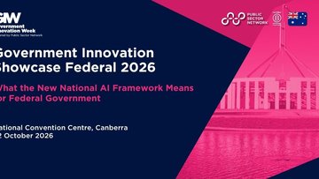 Promotional image for an insight entry called What the New National AI Framework Means for Federal Government