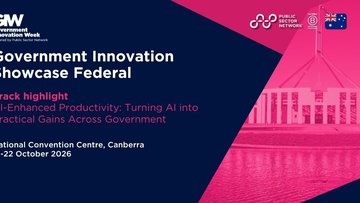 Promotional image for an insight entry called AI-Enhanced Productivity: Turning AI into Practical Gains Across Government