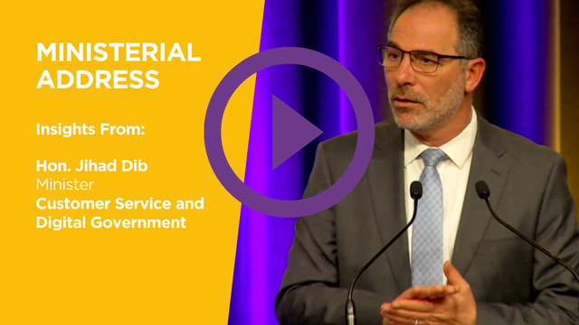 Ministerial Address: Delivering Future-Focused & Citizen-Centric Services Together