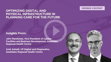 Promotional image for an insight entry called Optimizing Digital and Physical Infrastructure in Planning Care for the Future