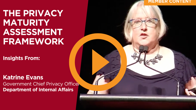 Update on the Privacy Maturity Assessment Framework