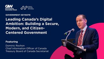 Promotional image for an insight entry called Leading Canada’s Digital Ambition: Building a Secure, Modern, and Citizen-Centered Government