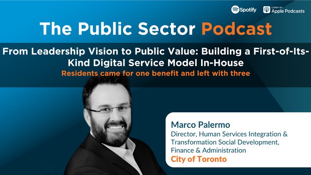 The Public Sector Podcast: From Leadership Vision to Public Value - Building a First-of-Its-Kind Digital Service Model In-House