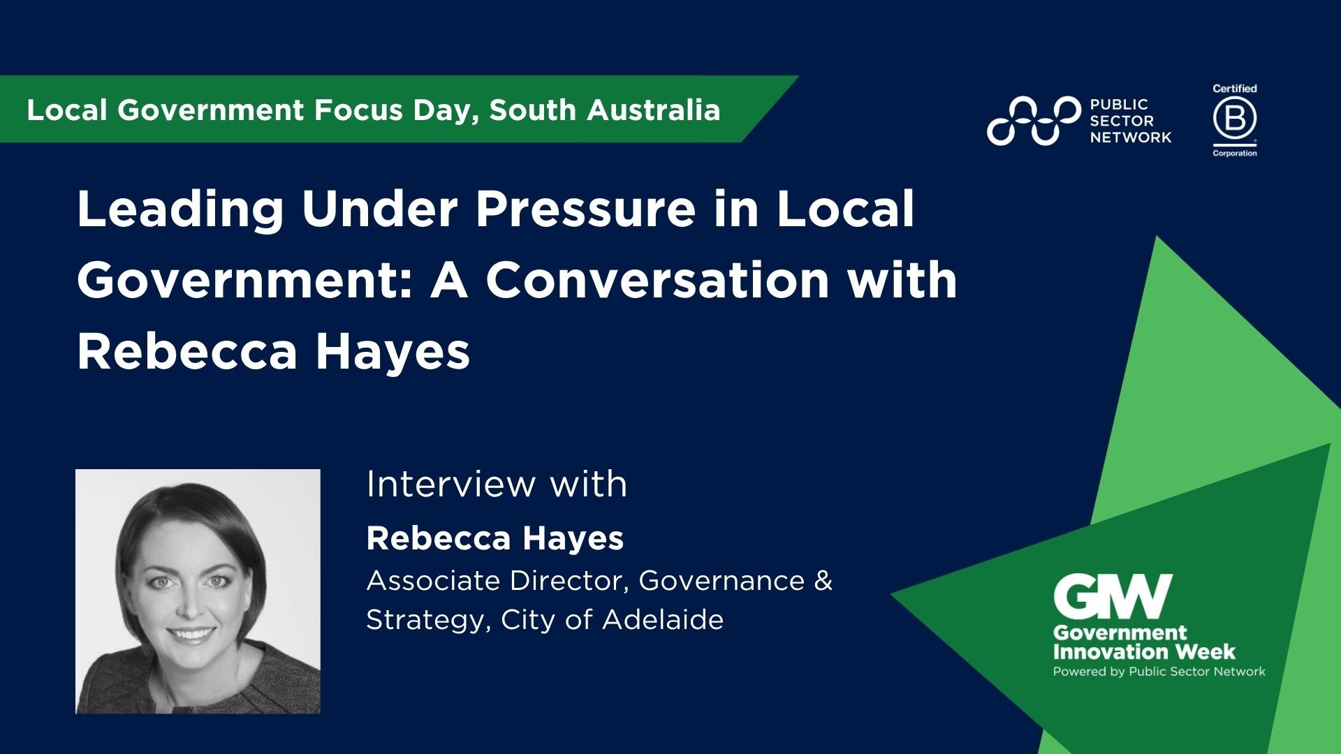 Leading Under Pressure in Local Government: A Conversation with Rebecca Hayes