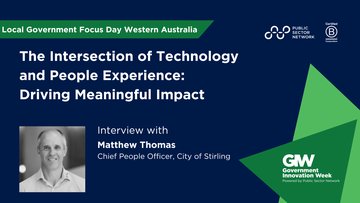 Promotional image for an insight entry called The Intersection of Technology and People Experience: Driving Meaningful Impact