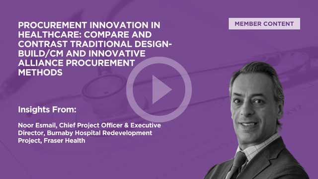 Procurement Innovation in Healthcare
