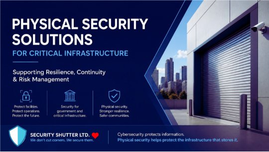 Physical Security Solutions for Critical Infrastructure: Supporting Resilience, Continuity & Risk Management
