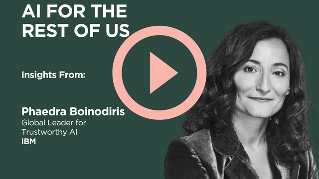 Welcome from the Chair: AI for the Rest of Us