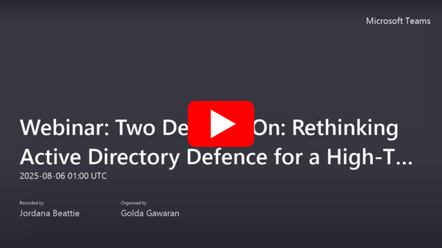 Two Decades On: Rethinking Active Directory Defence for a High-Threat Era