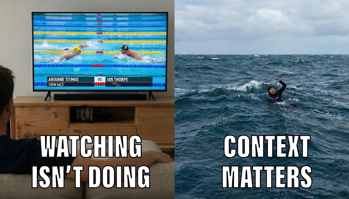 Would You Read to Your Children to Teach Them to Swim?
