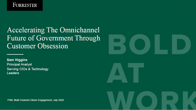 Accelerating The Omnichannel Future of Government Through Customer Obsession