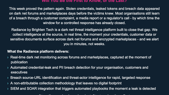 Weekly Cyber Intelligence for Leaders
