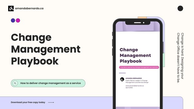 Change Management Playbook - How to deliver change management as a service