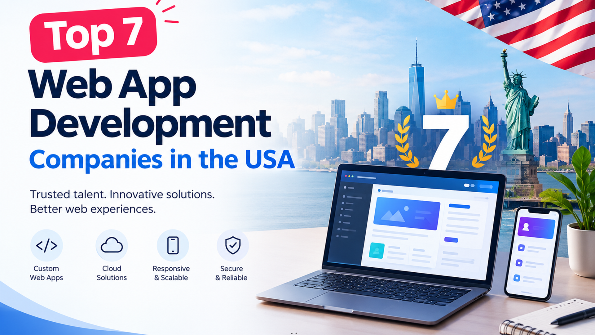 Top 7 Web App Development Companies in the USA for 2026
