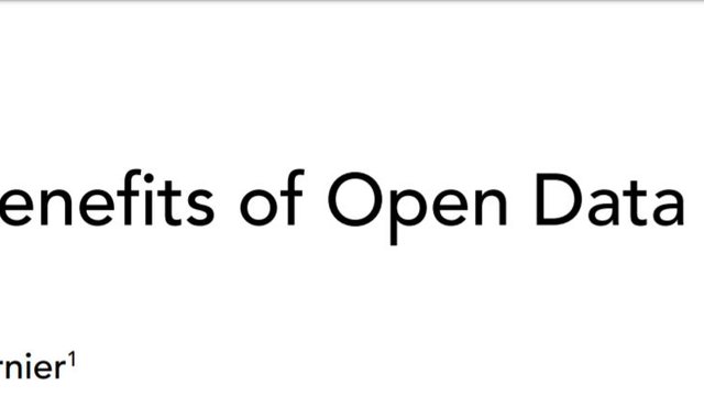 Reaping the Benefits of Open Data in Public Health