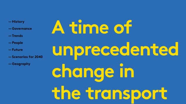 A Time of Unprecedented Change in the Transport System: The Future of Mobility