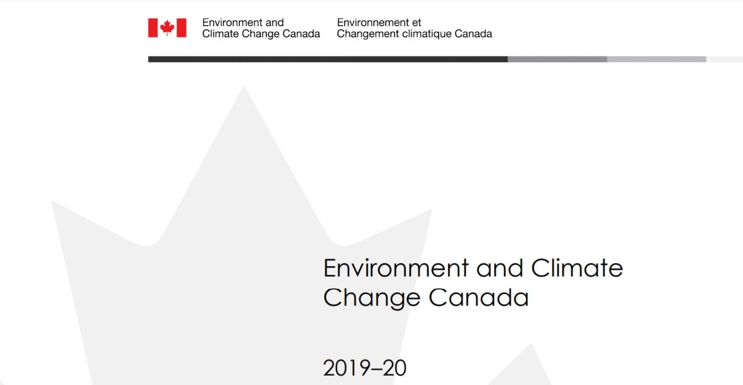 Environment and Climate Change Canada 2019-2020: Departmental Plan