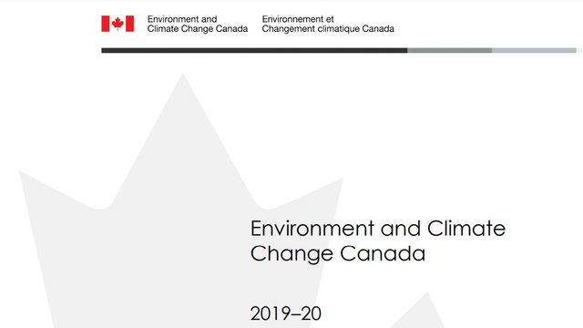 Environment and Climate Change Canada 2019-2020: Departmental Plan