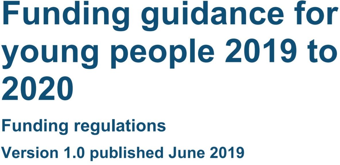 Funding Guidance for Young People 2019 to 2020