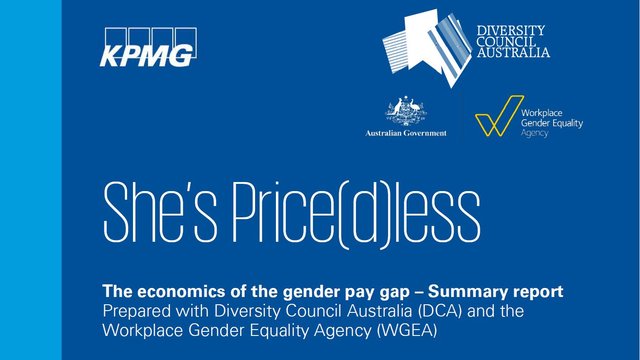 She's Price[d]less: The Economics of the Gender Pay Gap - Summary Report