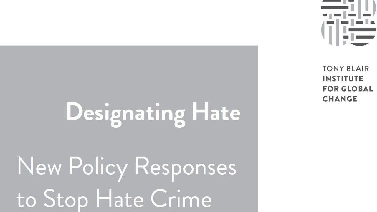 Designing Hate: New Policy Responses to Stop Hate Crime