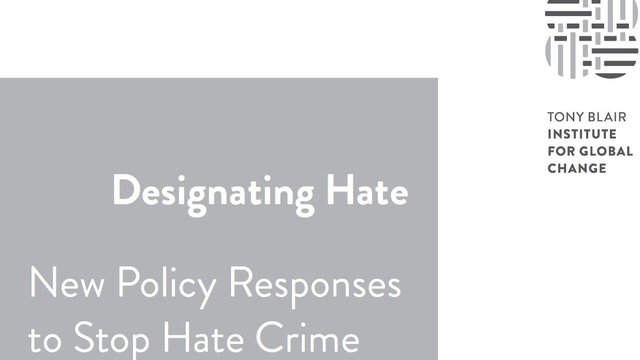 Designing Hate: New Policy Responses to Stop Hate Crime