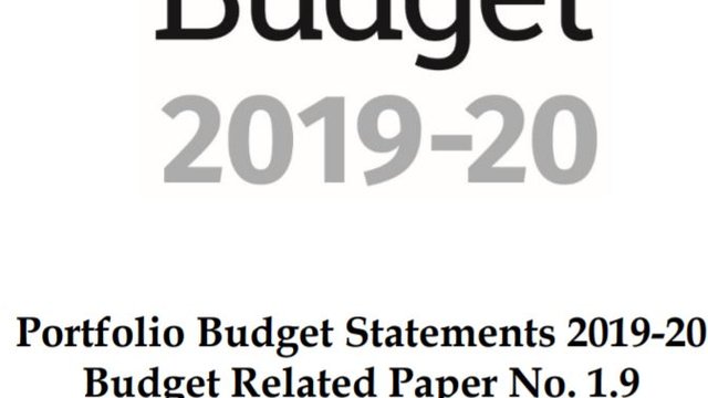 Australia Health Portfolio Budget Statements 2019-20