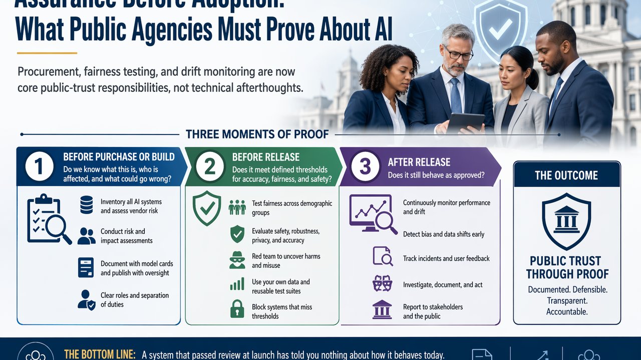 Assurance Before Adoption: What Public Agencies Must Prove About AI
