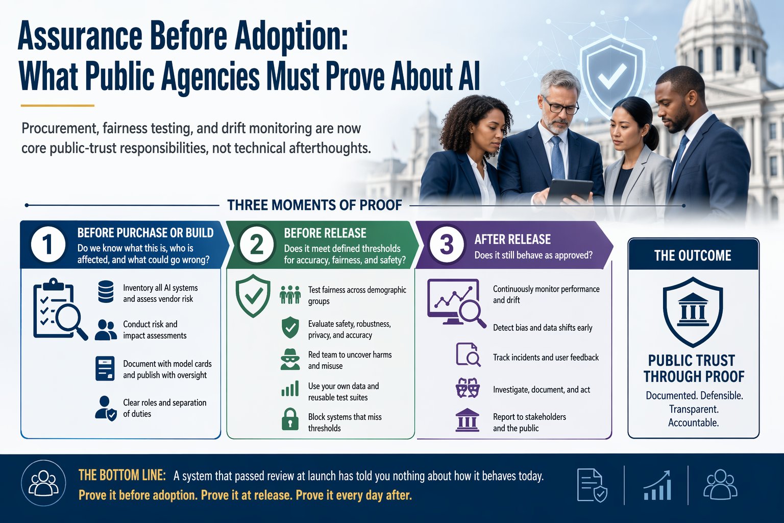 Assurance Before Adoption: What Public Agencies Must Prove About AI