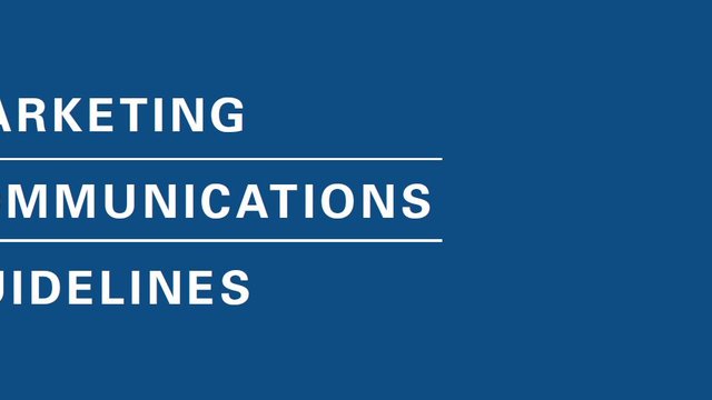 Marketing Communications Guidelines