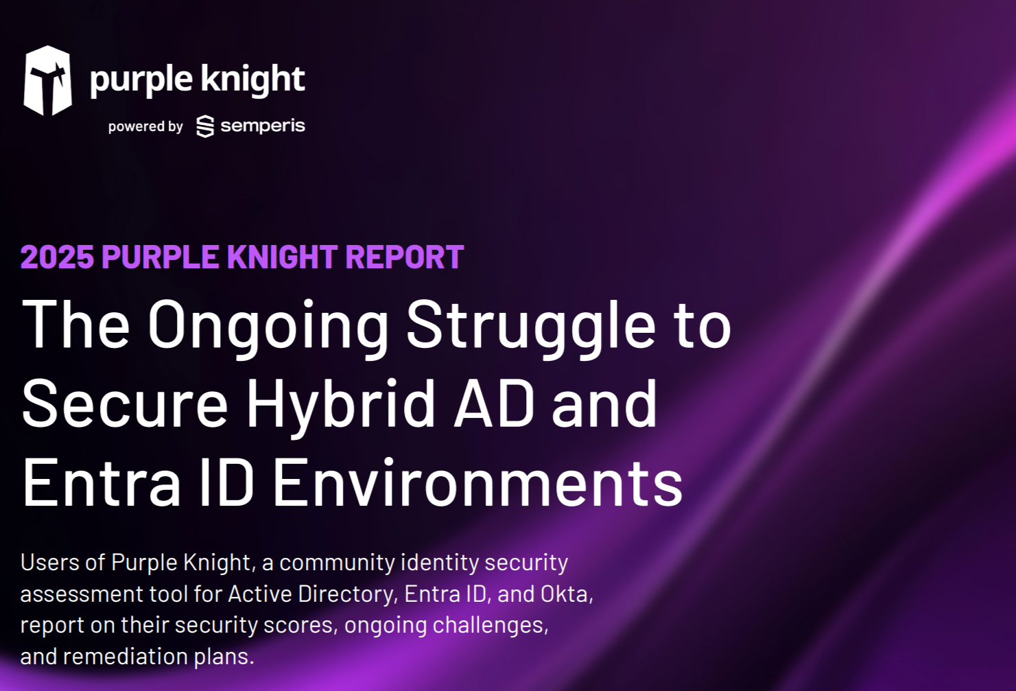 2025 Purple Knight Report - The Ongoing Struggle to Secure Hybrid AD and Entra ID Environments
