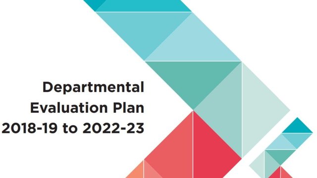 Departmental Evaluation Plan 2018-2023
