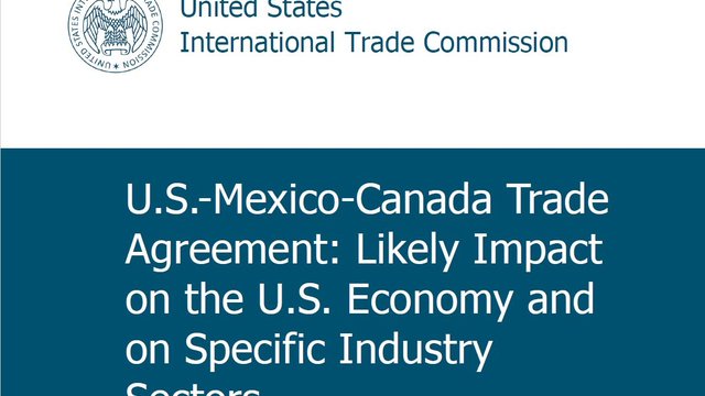 U.S.-Mexico-Canada Trade Agreement: Likely Impact on the U.S. Economy and on Specific Industry Sectors