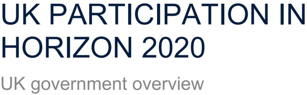 UK Participation in Horizon 2020: UK Government Overview
