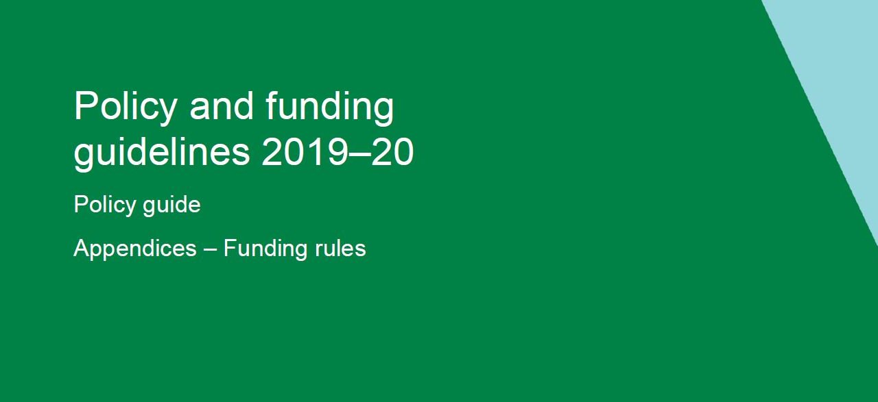 Policy and Funding Guidelines 2019-2020