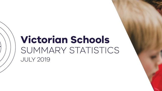 Victorian Schools: Summary Statistics July 2019