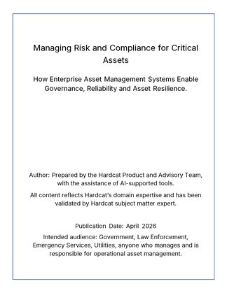 Managing Risk and Compliance for Critical Assets